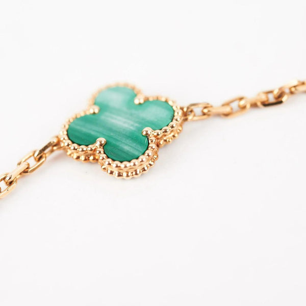 Fyrklöver armband - Grön