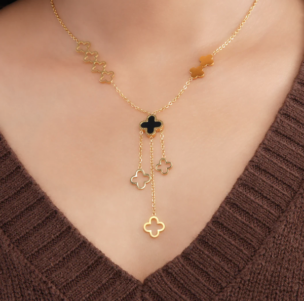 Princesa fyrklöver halsband