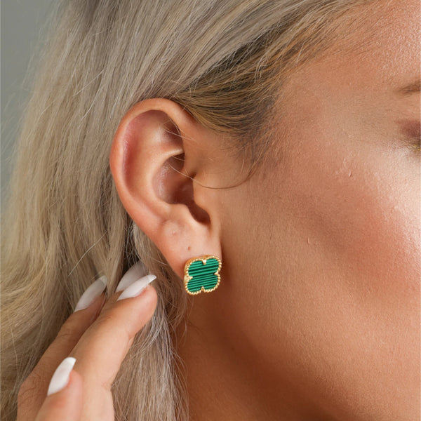 Fyrklöver örhänge