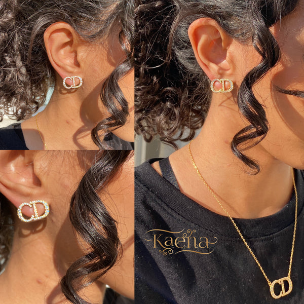 CD earrings/necklace